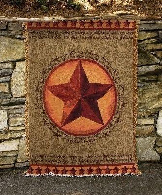 Manual Woodworkers and Weavers  Inc Western Star Tapestry Throw 