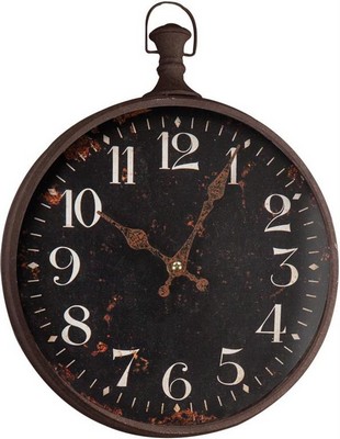 Manual Woodworkers and Weavers  Inc Pocket Watch Wall Clock Large 