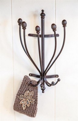 Manual Woodworkers and Weavers  Inc Iron Wall Hat Rack 