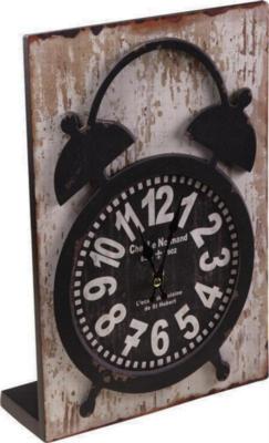 Manual Woodworkers and Weavers  Inc Wood Table Clock Cream 