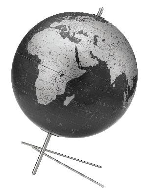 Replogle Globes Mikado Slate Gray Table Globe 