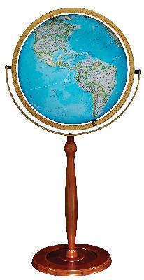 Replogle Globes National Geographic Chamberlin Illuminated Floor Globe 