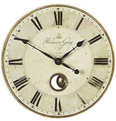 Timeworks  Inc Harrison Gray 23 Inch Wall Clock 