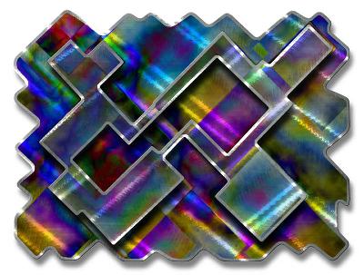 All My Walls Psychedelic Labyrinth Purple, Blue, Yellow