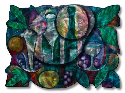 All My Walls Vivacious Vino Bl, Grn, Yellow, Red, Pnk, Violet, Orange