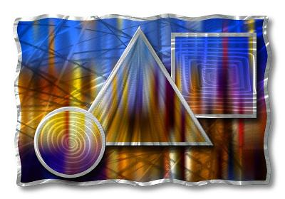 All My Walls Radiant Fundamentals Blue, Purple, Brown, Yellow, Orange, Red, Silver