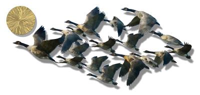 All My Walls Marvelous Migrations Brown, Black, Silver, Gold