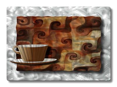 All My Walls Metallic Mocha Brown, Silver, Gold