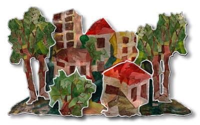 All My Walls Not Just Your Neighborhood Red, Silver, Gold, Green, Brown