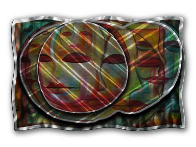 All My Walls Familiar Faces Silver, Red, Gold