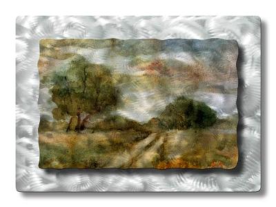 All My Walls Old Dirt Road Green, Brown, Gold, Silver