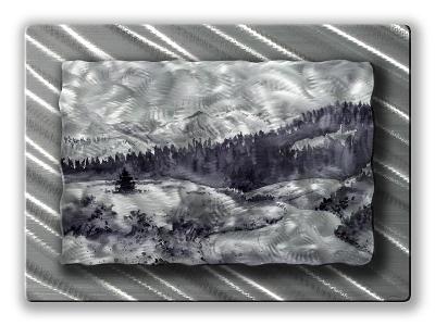 All My Walls Hazy Forest Violet, Silver