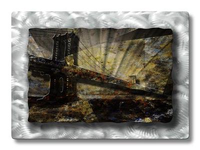 All My Walls Brilliant Bridge Silver, Gold, Red, Violet