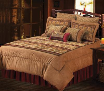HomeMax Imports Chenille Suede Moose Comforter Set 