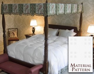 My Factory Direct Goose Down Comforter 420TC Four Square Winter Full/Queen 