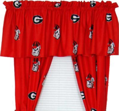 College Covers Georgia Bulldogs Curtain Panels 