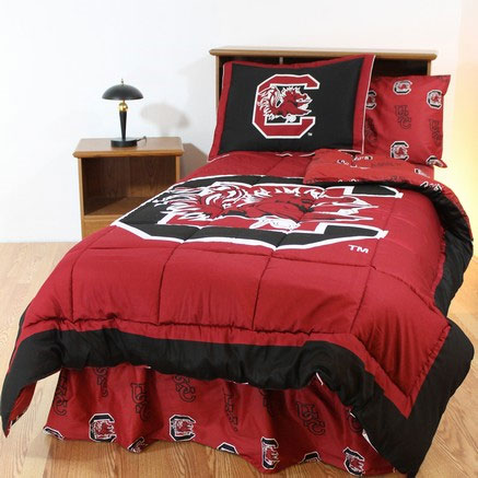 College Covers South Carolina Gamecocks Queen Bed-in-a-Bag Set 