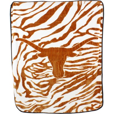 College Covers Texas Longhorns Raschel Throw Blanket 50x60 