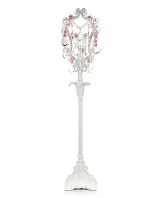Glenna Jean Pink Crystal Lamp 