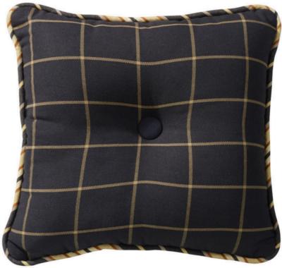 HomeMax Imports Tufted Pillow Black   