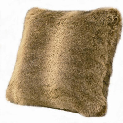 HomeMax Imports Faux Wolf Pillow 