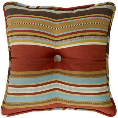 HomeMax Imports Striped Tufted Pillow 