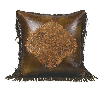 HomeMax Imports Austin Embroidered Design Pillow 