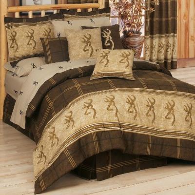 Kimlor Browning Buckmark Comforter Set (4PCS) - Queen 