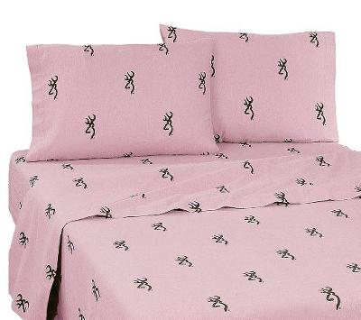 Kimlor Browning Buckmark Pink Sheet Set 