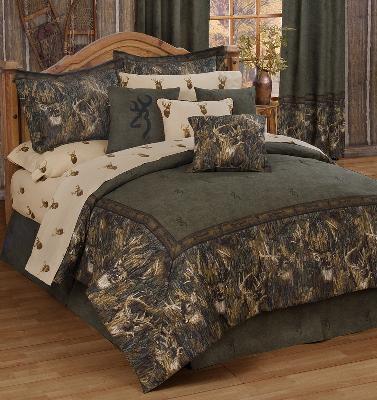 Kimlor Browning Whitetails Comforter Set (4PCS) - Full 
