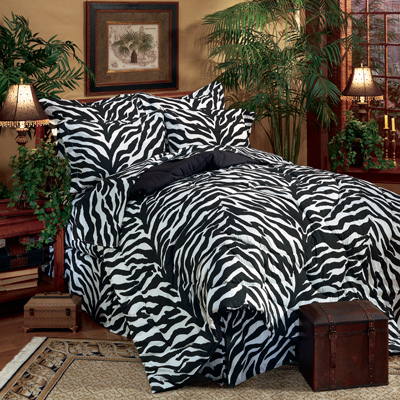 Kimlor Zebra Print Bedding Set 