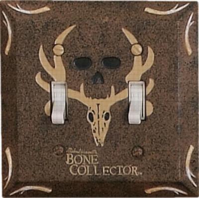 Kimlor Bone Collector Double Lightswitch Plate 