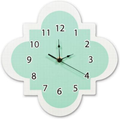 Trend Lab Mint Quatrefoil Wall Clock 