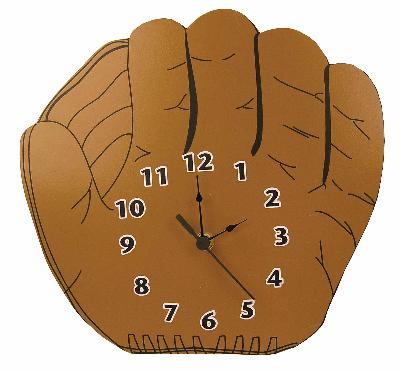 Trend Lab Wall Clock Baseball Glove 
