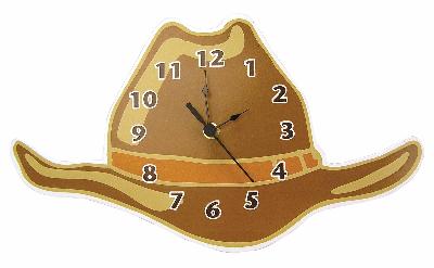 Trend Lab Wall Clock Cowboy Hat 