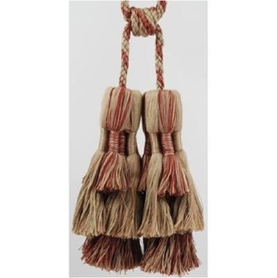 Brimar Trim Double Tassel Tieback Strawberry Mixed