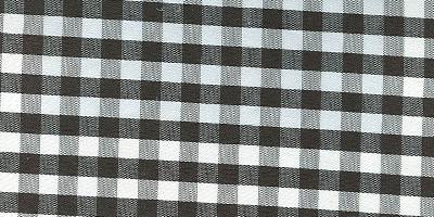 Catania Silks Gingham Checks Black White