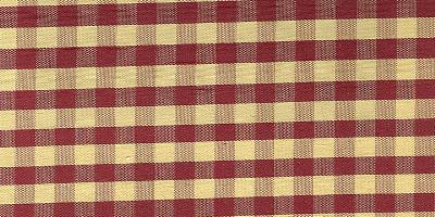 Catania Silks Gingham Checks Garnet Cream