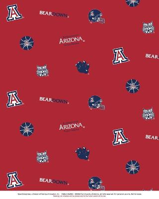 Foust Textiles Inc Arizona Wildcats Fleece 