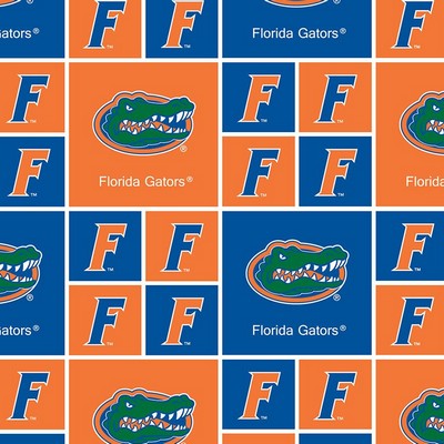 Foust Textiles Inc Florida Gators Cotton Print 