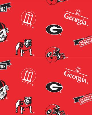 Foust Textiles Inc Georgia Bulldogs Fleece 