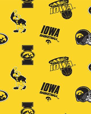 Foust Textiles Inc Iowa Hawkeyes Fleece 
