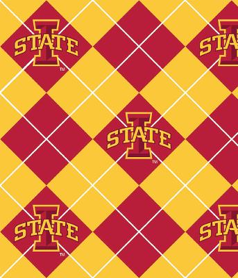 Foust Textiles Inc Iowa State Cyclones Argyle Fleece 