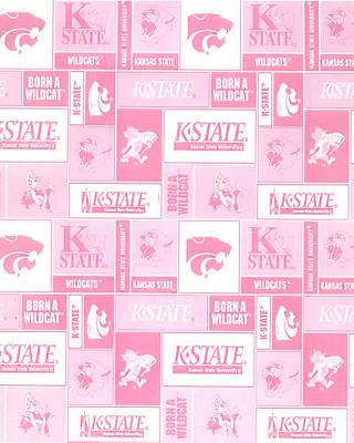 Foust Textiles Inc Pink Kansas State Fleece 