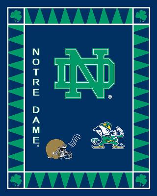 Foust Textiles Inc Notre Dame Fleece Panel 