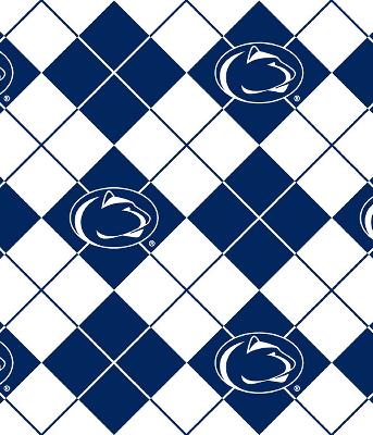 Foust Textiles Inc Penn State Lions Argyle Fleece 