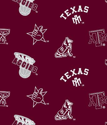 Foust Textiles Inc Texas A&M Aggies Fleece 