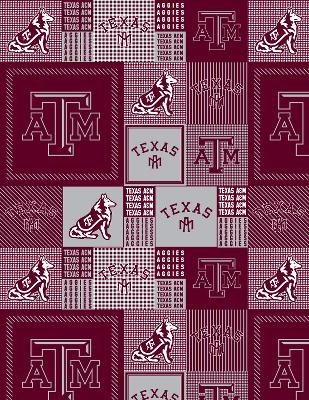 Foust Textiles Inc Texas A&M Aggies Block Fleece 