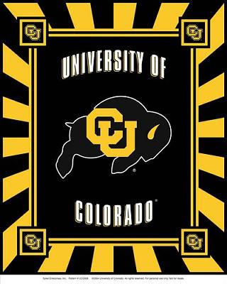 Foust Textiles Inc Colorado Buffaloes Fleece Panel 