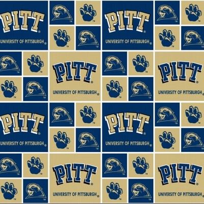 Foust Textiles Inc Pittsburgh Panthers Cotton Print 